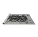 Sideview of Machine Washable Oriental Gray Industrial Rug, wshurb1658gry