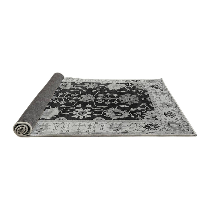Sideview of Oriental Gray Industrial Rug, urb1658gry