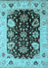 Oriental Light Blue Industrial Rug, urb1658lblu