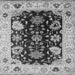 Square Oriental Gray Industrial Rug, urb1658gry