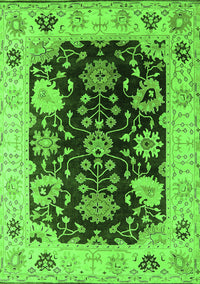 Oriental Green Industrial Rug, urb1658grn