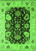 Oriental Green Industrial Rug, urb1658grn