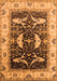 Machine Washable Oriental Orange Industrial Area Rugs, wshurb1659org