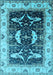 Oriental Light Blue Industrial Rug, urb1659lblu