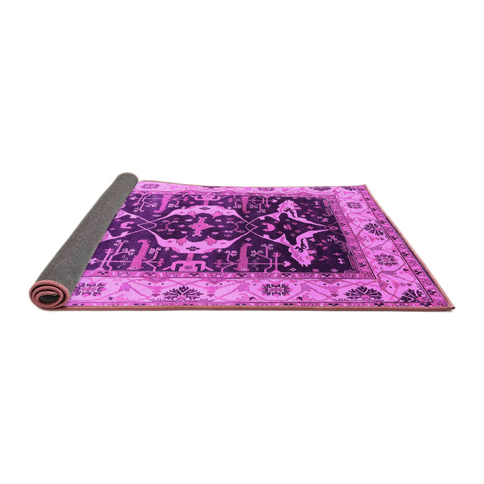 Sideview of Oriental Pink Industrial Rug, urb1659pnk