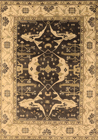 Oriental Brown Industrial Rug, urb1659brn