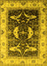 Oriental Yellow Industrial Rug, urb1659yw