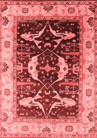 Oriental Red Industrial Rug, urb1659red