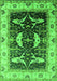 Oriental Green Industrial Rug, urb1659grn