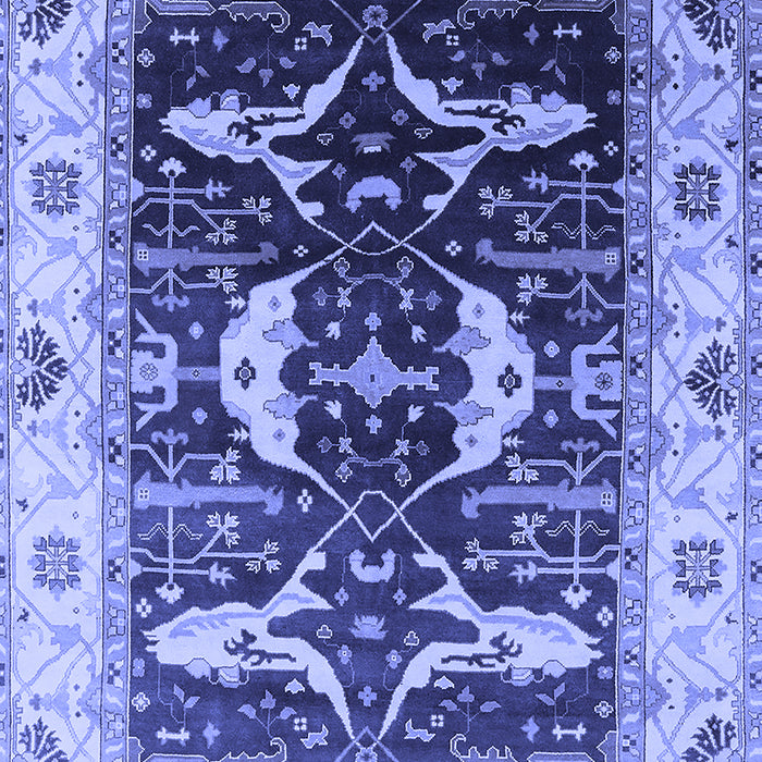 Oriental Blue Industrial Rug, urb1659blu