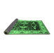 Sideview of Oriental Emerald Green Industrial Rug, urb1659emgrn