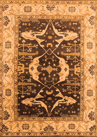 Oriental Orange Industrial Rug, urb1659org