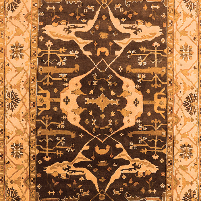 Oriental Orange Industrial Rug, urb1659org