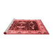 Industrial Red Washable Rugs