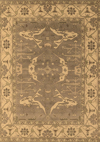 Oriental Brown Industrial Rug, urb1660brn