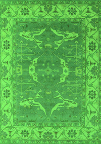 Oriental Green Industrial Rug, urb1660grn