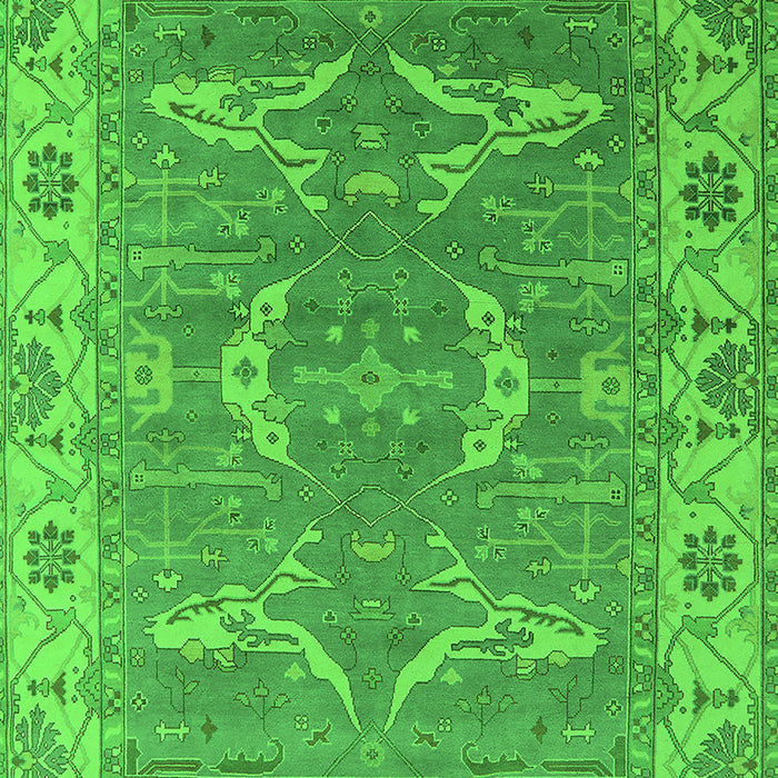 Oriental Green Industrial Rug, urb1660grn