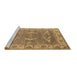 Sideview of Machine Washable Oriental Brown Industrial Rug, wshurb1660brn