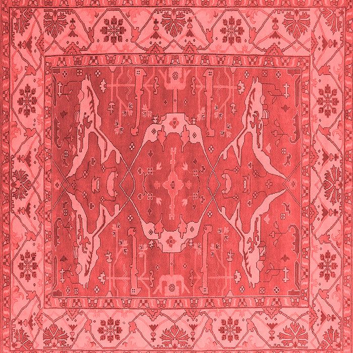 Oriental Red Industrial Rug, urb1660red