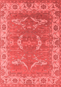 Oriental Red Industrial Rug, urb1660red