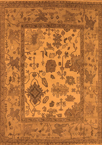 Oriental Orange Industrial Rug, urb1661org