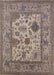 Machine Washable Industrial Modern Camel Brown Rug, wshurb1661