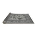 Sideview of Oriental Gray Industrial Rug, urb1661gry