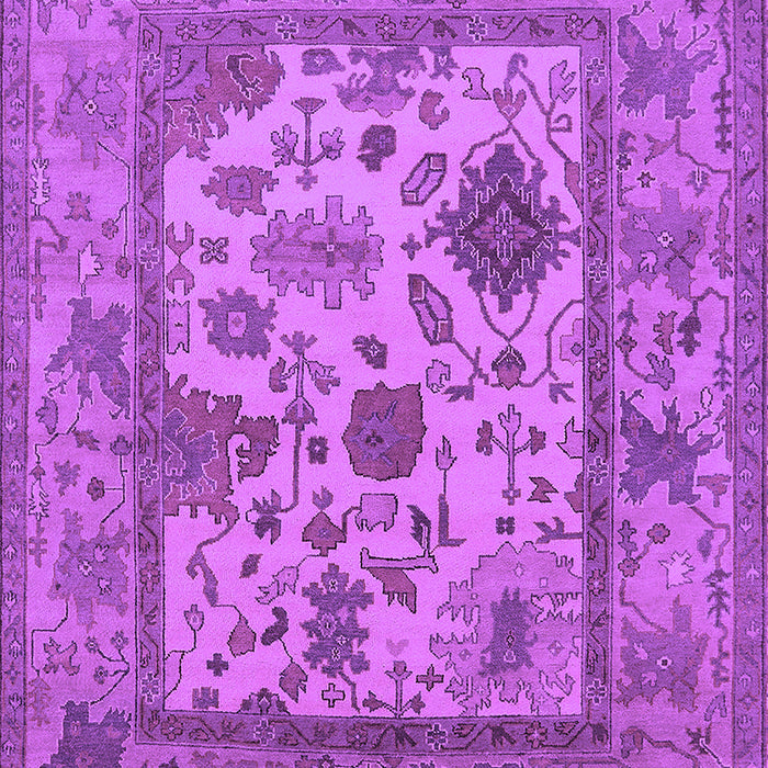 Machine Washable Oriental Purple Industrial Area Rugs, wshurb1661pur