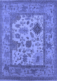 Oriental Blue Industrial Rug, urb1661blu