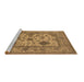 Sideview of Machine Washable Oriental Brown Industrial Rug, wshurb1661brn