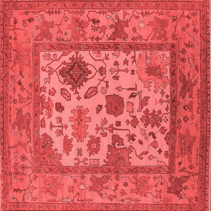 Oriental Red Industrial Rug, urb1661red