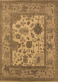 Oriental Brown Industrial Rug, urb1661brn