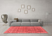 Industrial Red Washable Rugs