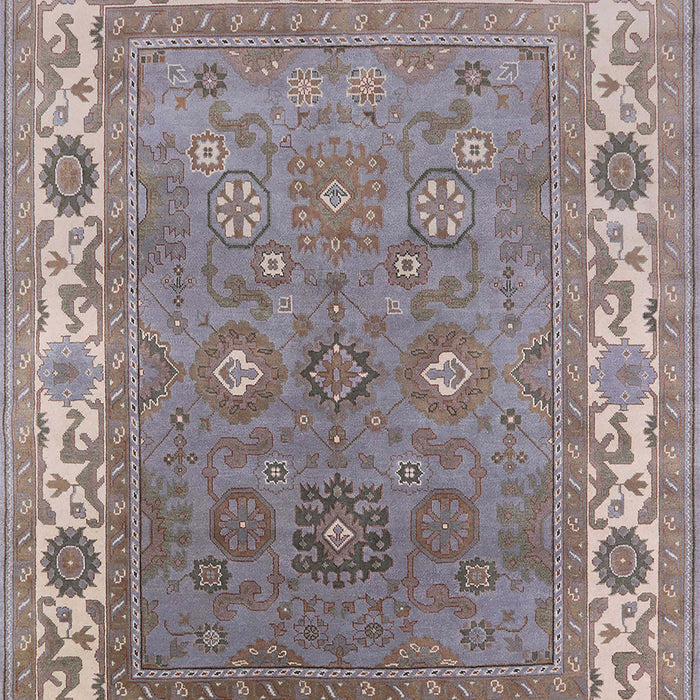 Mid-Century Modern Puce Purple Oriental Rug, urb1663