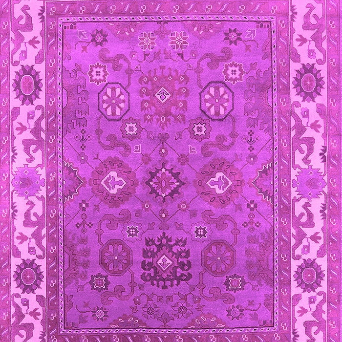Machine Washable Oriental Pink Industrial Rug, wshurb1663pnk