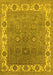 Oriental Yellow Industrial Rug, urb1663yw