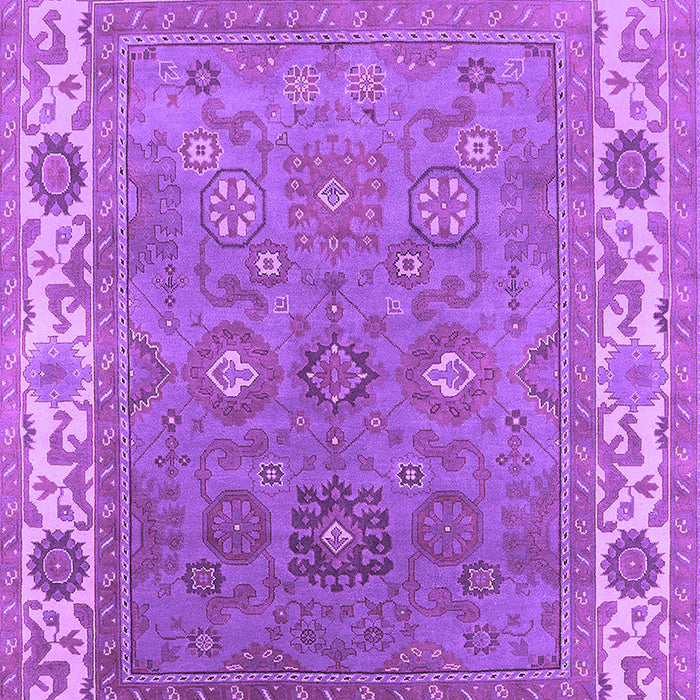 Machine Washable Oriental Purple Industrial Area Rugs, wshurb1663pur
