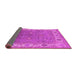 Sideview of Oriental Pink Industrial Rug, urb1663pnk