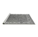 Sideview of Machine Washable Oriental Gray Industrial Rug, wshurb1663gry