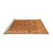 Sideview of Machine Washable Oriental Orange Industrial Area Rugs, wshurb1663org