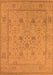 Oriental Orange Industrial Rug, urb1664org