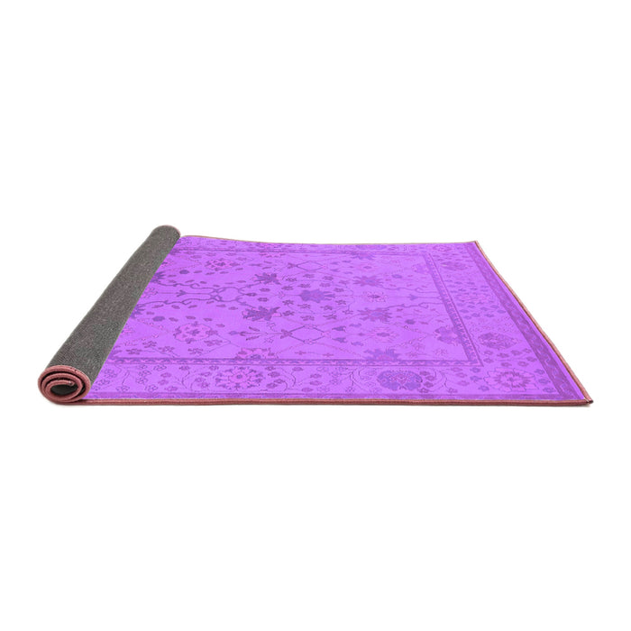 Sideview of Oriental Purple Industrial Rug, urb1664pur