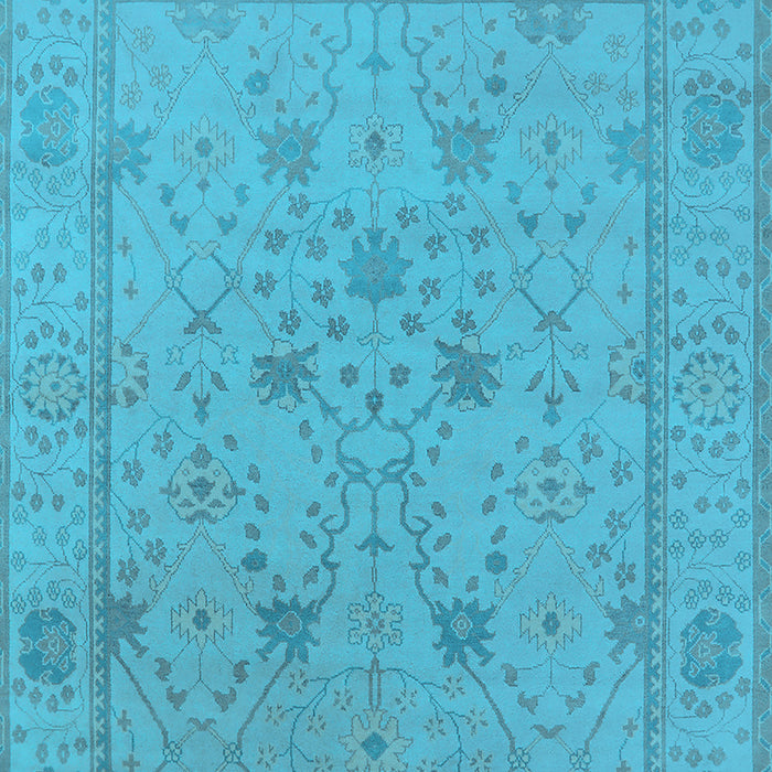 Oriental Light Blue Industrial Rug, urb1664lblu