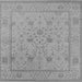 Square Oriental Gray Industrial Rug, urb1664gry