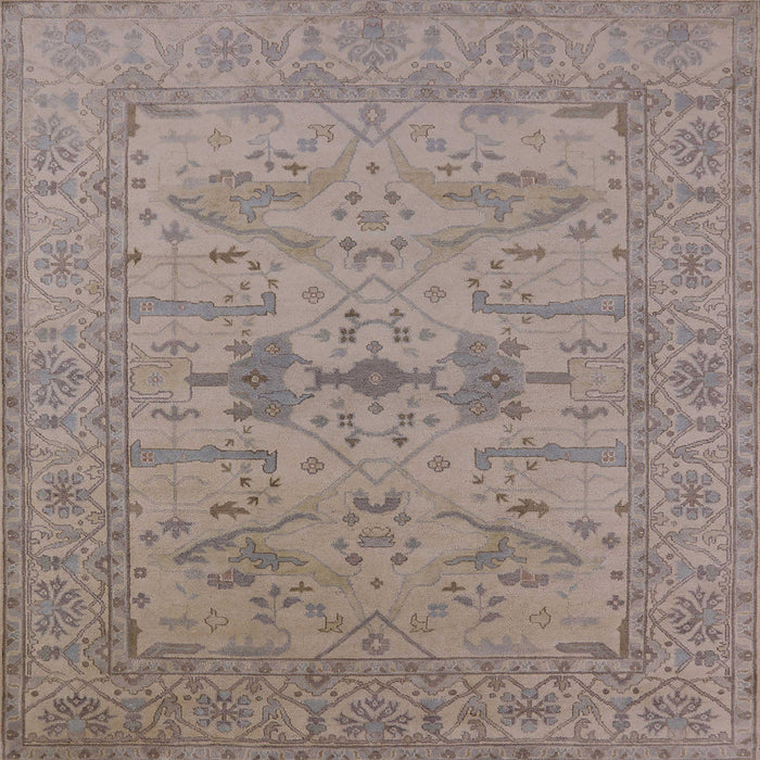 Square Machine Washable Industrial Modern Rose Dust Purple Rug, wshurb1665