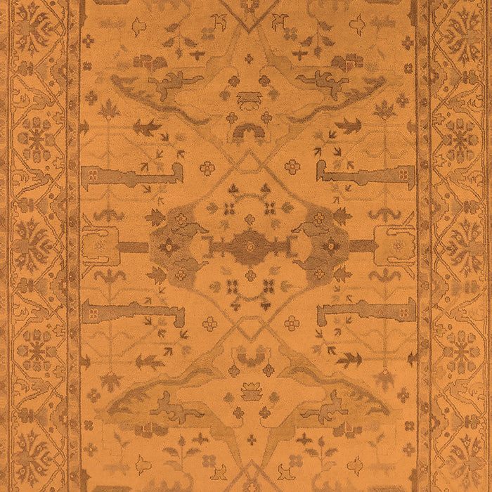 Machine Washable Oriental Orange Industrial Area Rugs, wshurb1665org