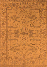 Oriental Orange Industrial Rug, urb1665org