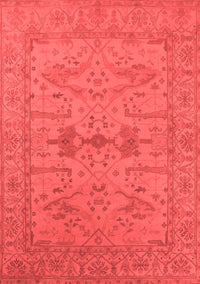 Oriental Red Industrial Rug, urb1665red