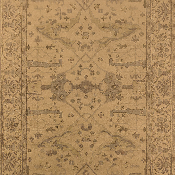 Machine Washable Oriental Brown Industrial Rug, wshurb1665brn