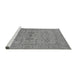 Sideview of Machine Washable Oriental Gray Industrial Rug, wshurb1665gry